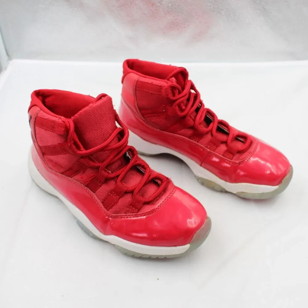 Air Jordan 11 Retro Win Like 96 Gym Red Black 378037-623 Men Size 7
